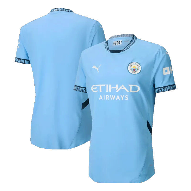 Manchester City Home Authentic Soccer Jersey 2024/25