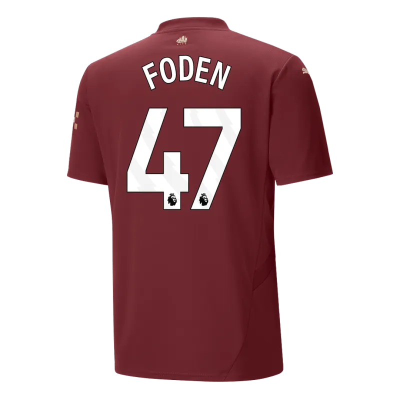 FODEN #47 Manchester City Third Away Soccer Jersey 2024/25