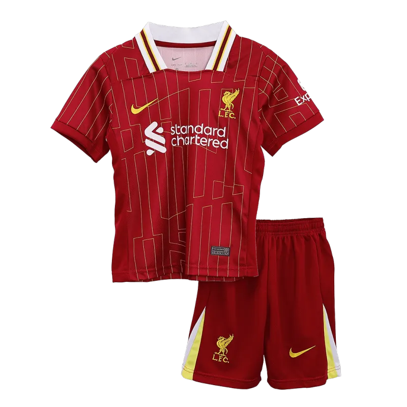 Liverpool Home Kids Soccer Jerseys Kit 2024/25