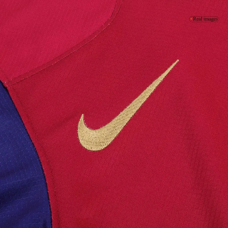 LAMINE YAMAL #19 Barcelona Home Soccer Jersey 2024/25   Spotify Logo Without Text