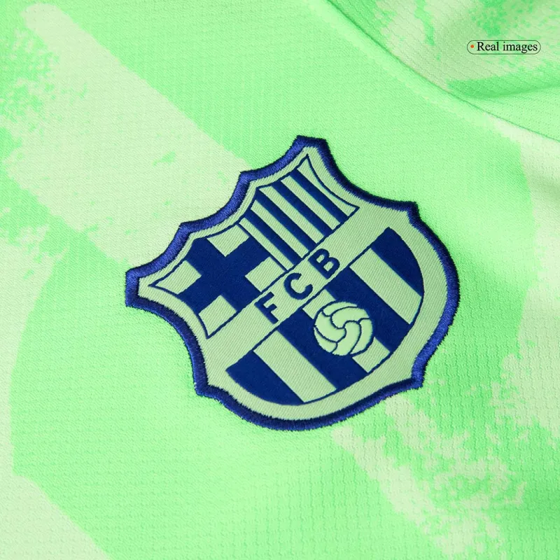 F.DE JONG #21 Barcelona Third Away Soccer Jersey 2024/25   UCL(Spotify Logo Without Text)