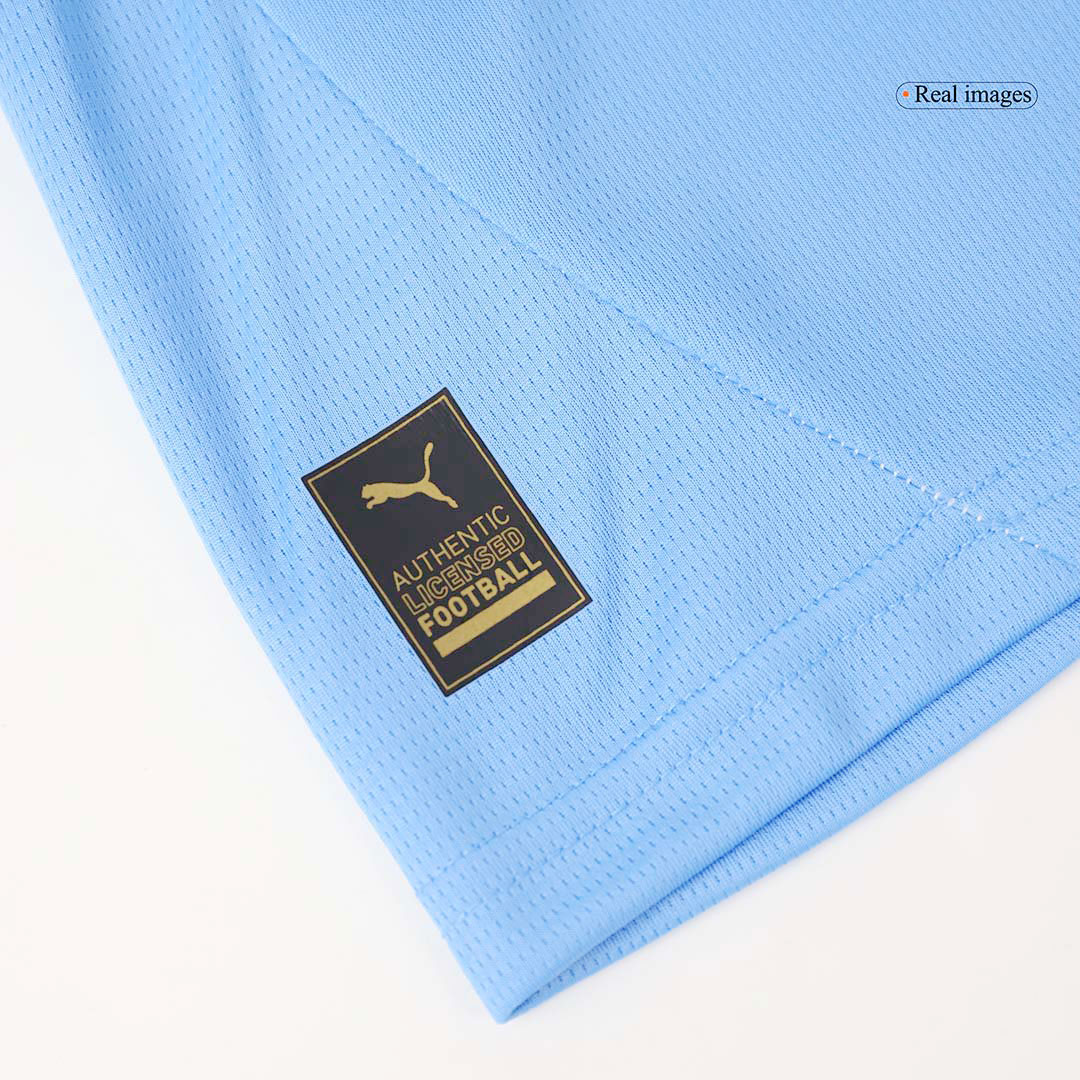 Manchester City Home Kids Soccer Jerseys Kit 2024/25