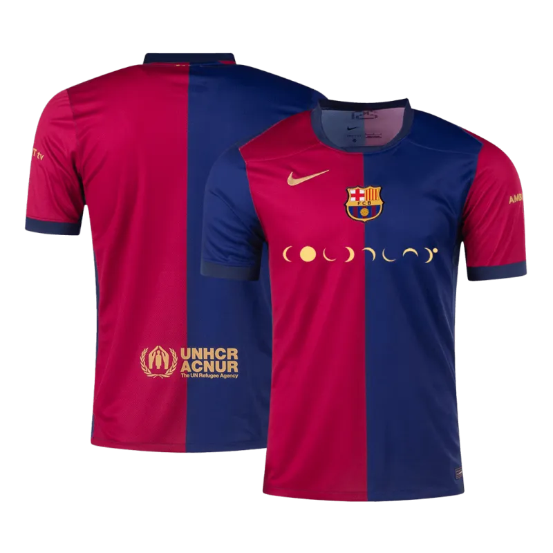 Barcelona Home Soccer Jersey 2024/25   COLDPLAY