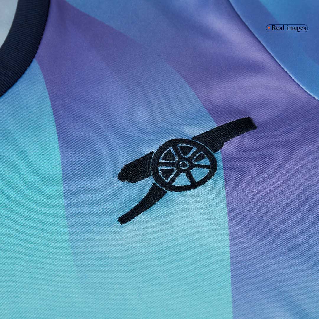Arsenal Third Away Kids Soccer Jerseys Kit 2024/25