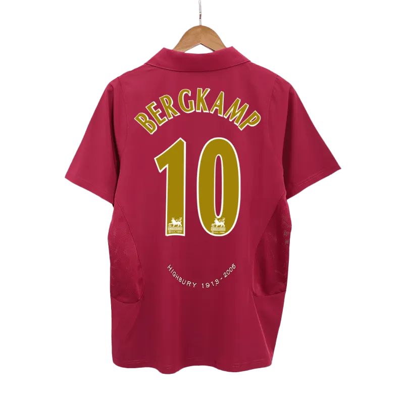 BERGKAMP #10 Arsenal Home Soccer Jersey 2005/06