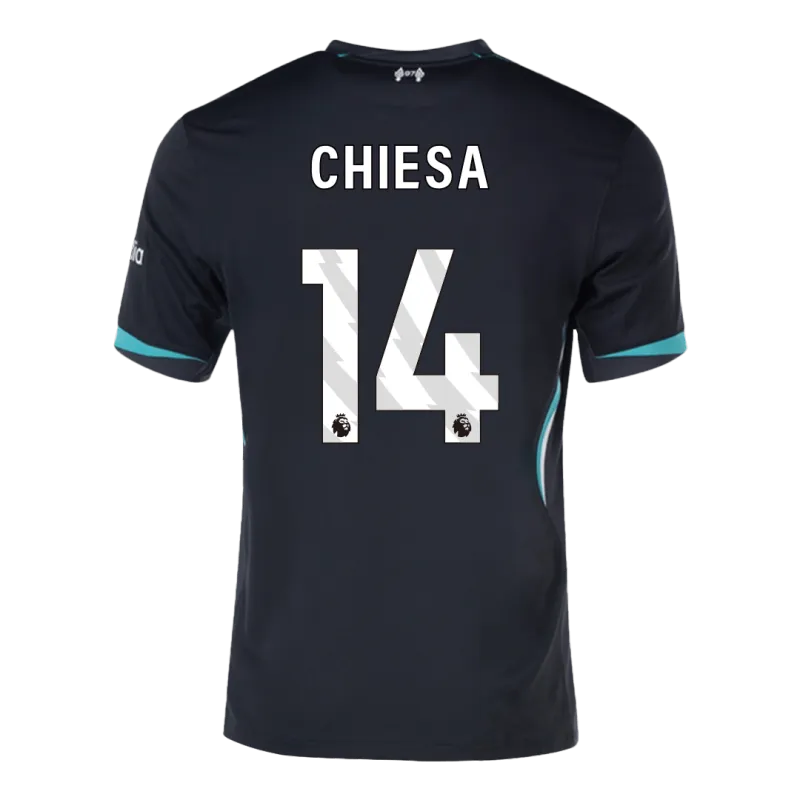 CHIESA #14 Liverpool Away Soccer Jersey 2024/25