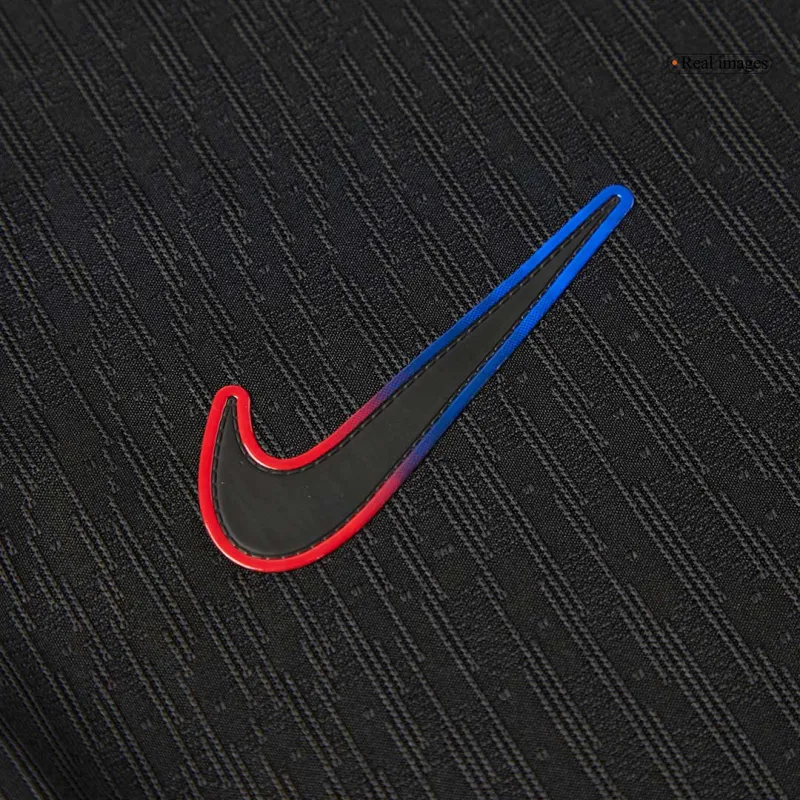 RAPHINHA #11 Barcelona Away Authentic Soccer Jersey 2024/25   UCL (Spotify Logo Without Text)