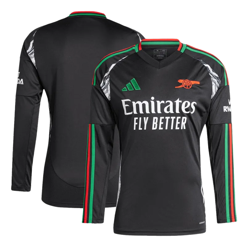 Arsenal Away Long Sleeve Soccer Jersey 2024/25