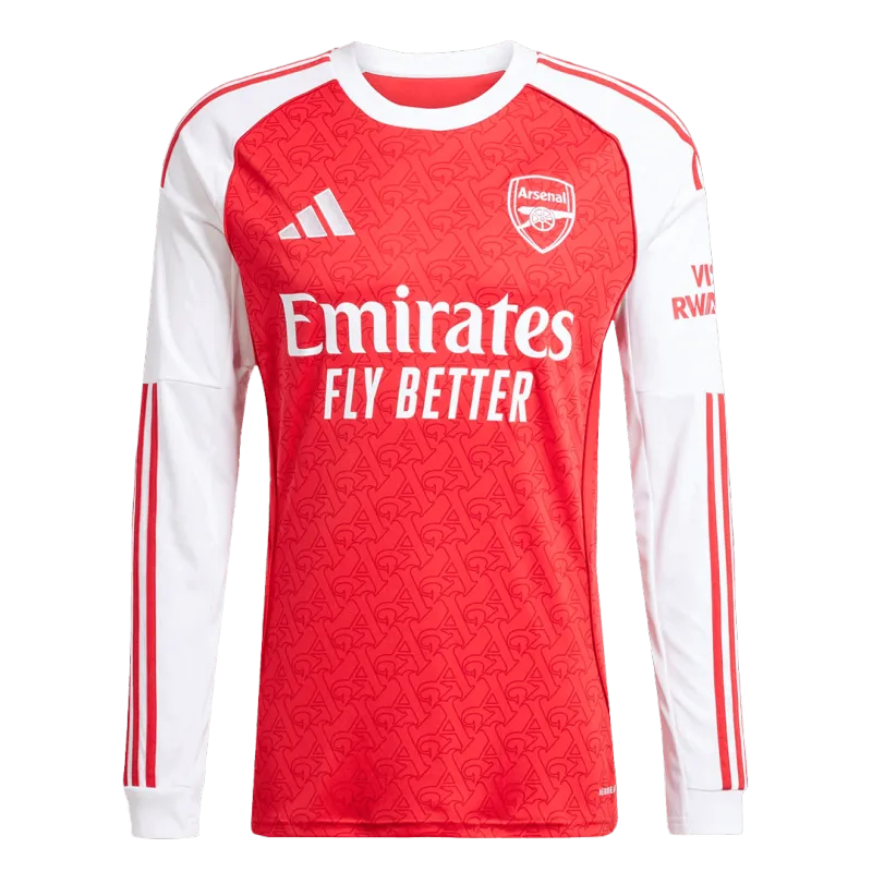 Arsenal Home Long Sleeve Soccer Jersey 2025/26