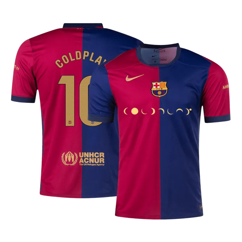 COLDPLAY #10 Barcelona Home Soccer Jersey 2024/25