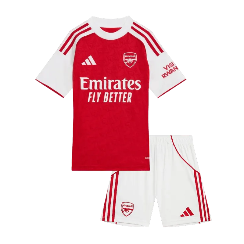 Arsenal Home Kids Soccer Jerseys Kit 2025/26