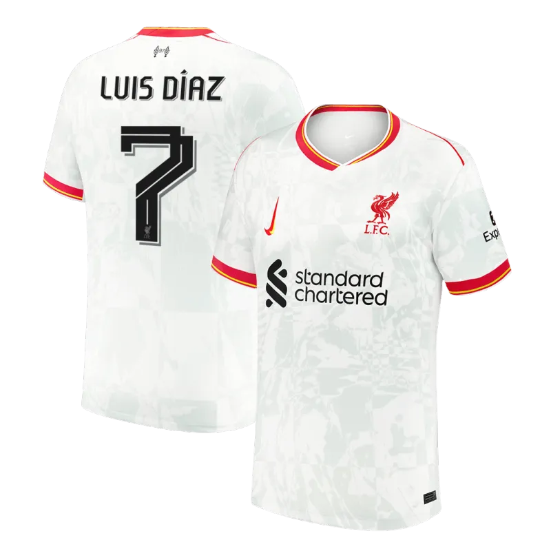 LUIS DÍAZ #7 Liverpool Third Away Soccer Jersey 2024/25