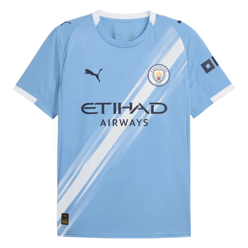 DE BRUYNE #17 Manchester City Home Soccer Jersey 2025/26