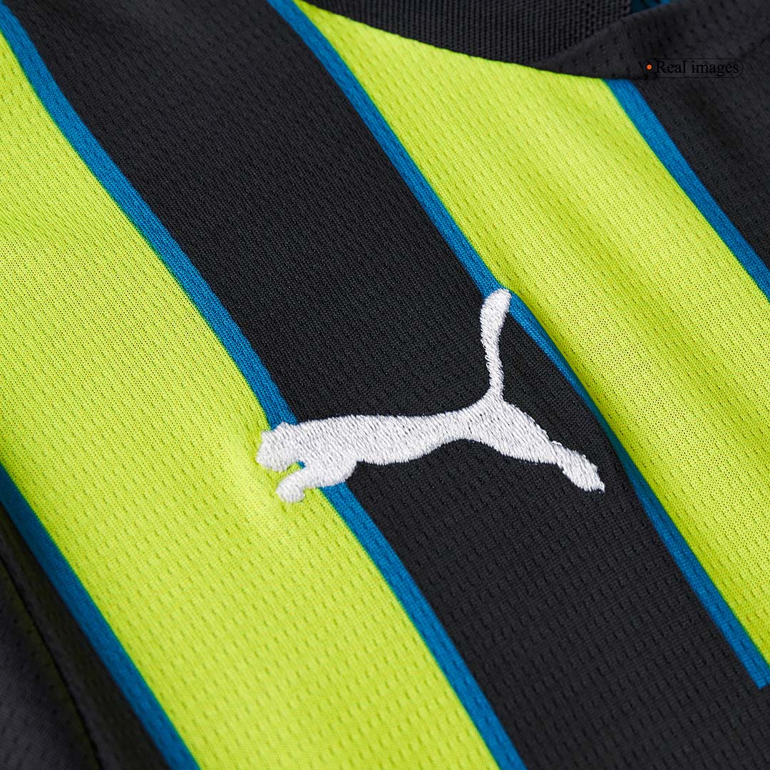 Manchester City Away Kids Soccer Jerseys Kit 2024/25