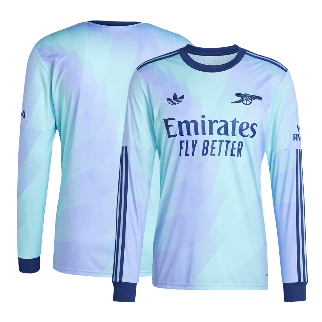 Arsenal Third Away Long Sleeve Soccer Jersey 2024/25
