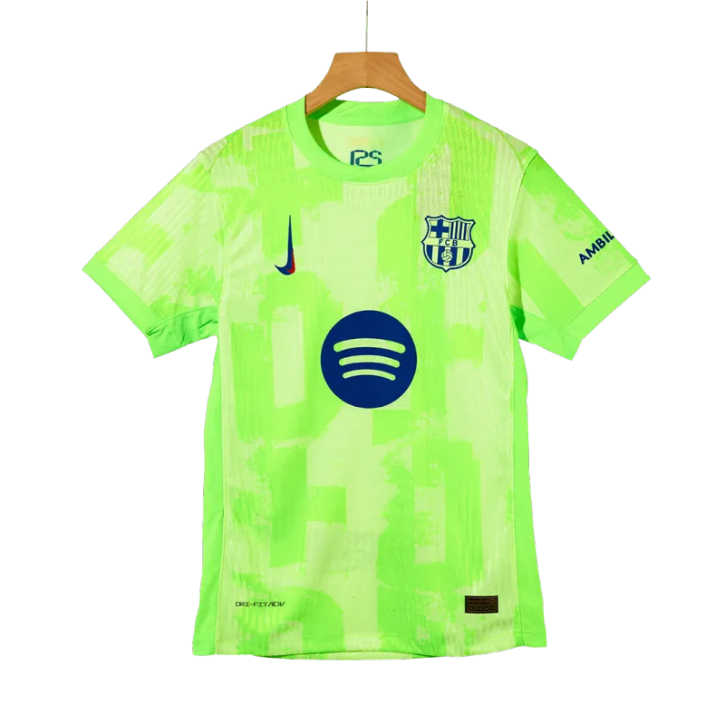Barcelona Third Away Authentic Soccer Jersey 2024/25 -（Spotify Logo Without Text）