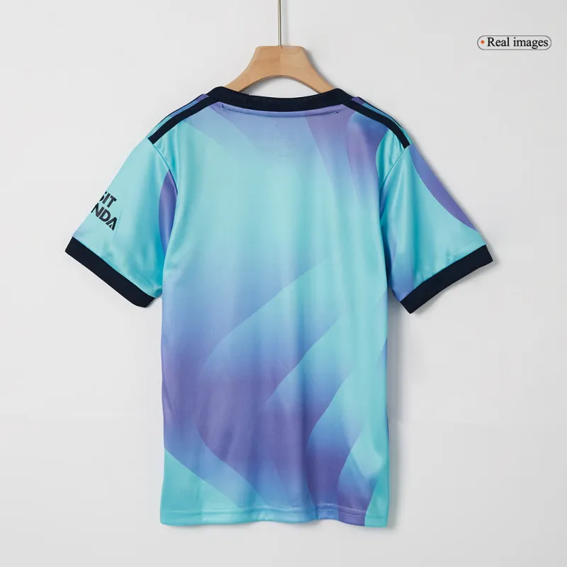 Arsenal Third Away Kids Soccer Jerseys Kit 2024/25