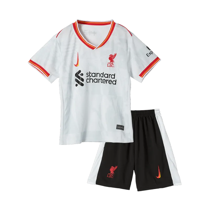 Liverpool Third Away Kids Soccer Jerseys Kit 2024/25