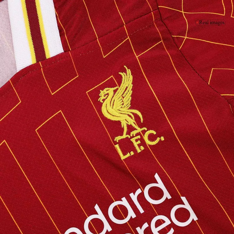 Liverpool Home Kids Soccer Jerseys Full Kit 2024/25