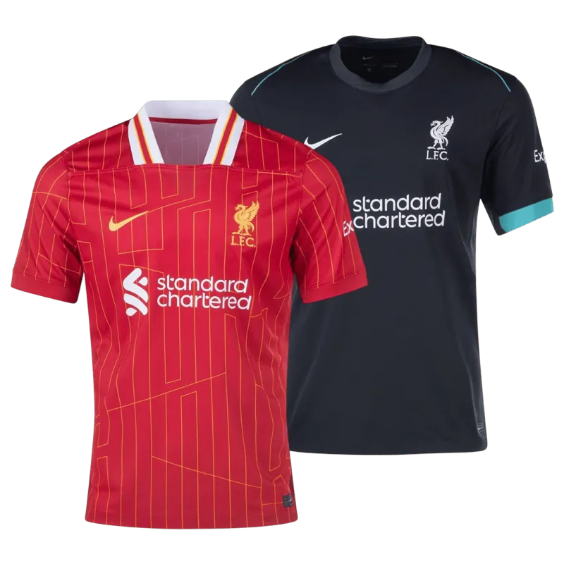 Liverpool Home Jersey 24/25   Liverpool Away Jersey 24/25