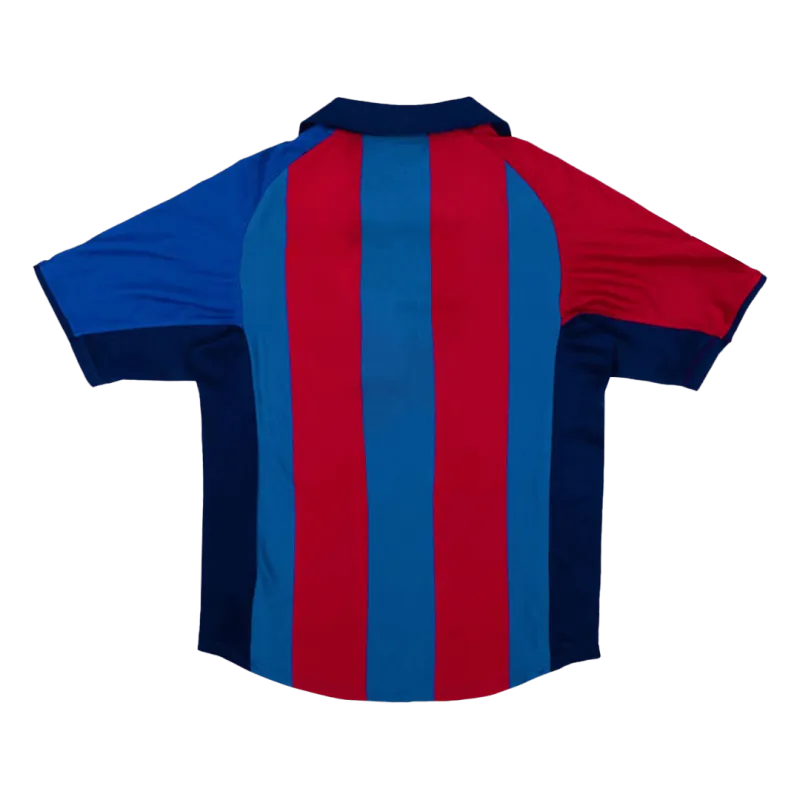Vintage Soccer Jersey Barcelona Home 2001/02