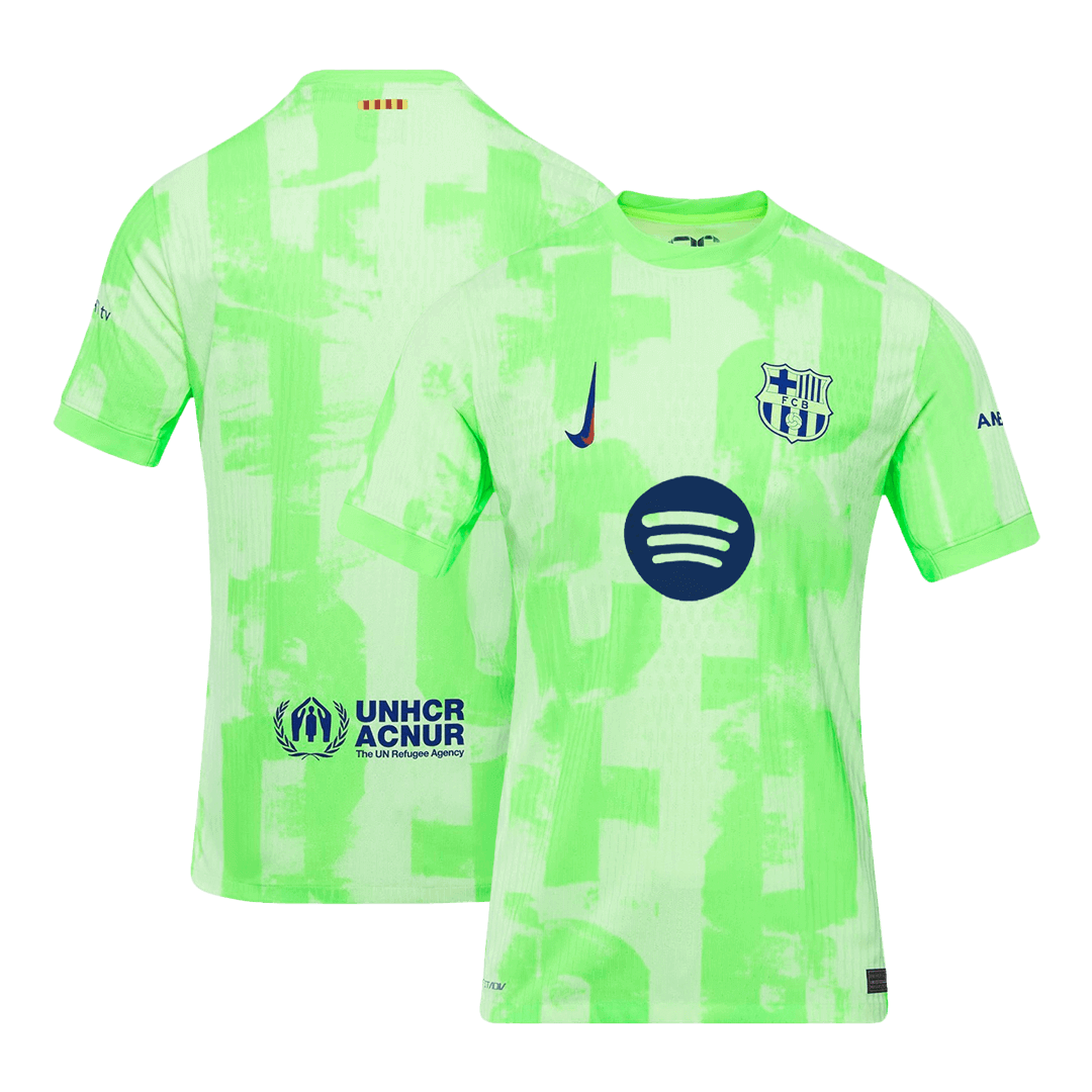 Barcelona Third Away Authentic Soccer Jersey 2024/25 -（Spotify Logo Without Text）