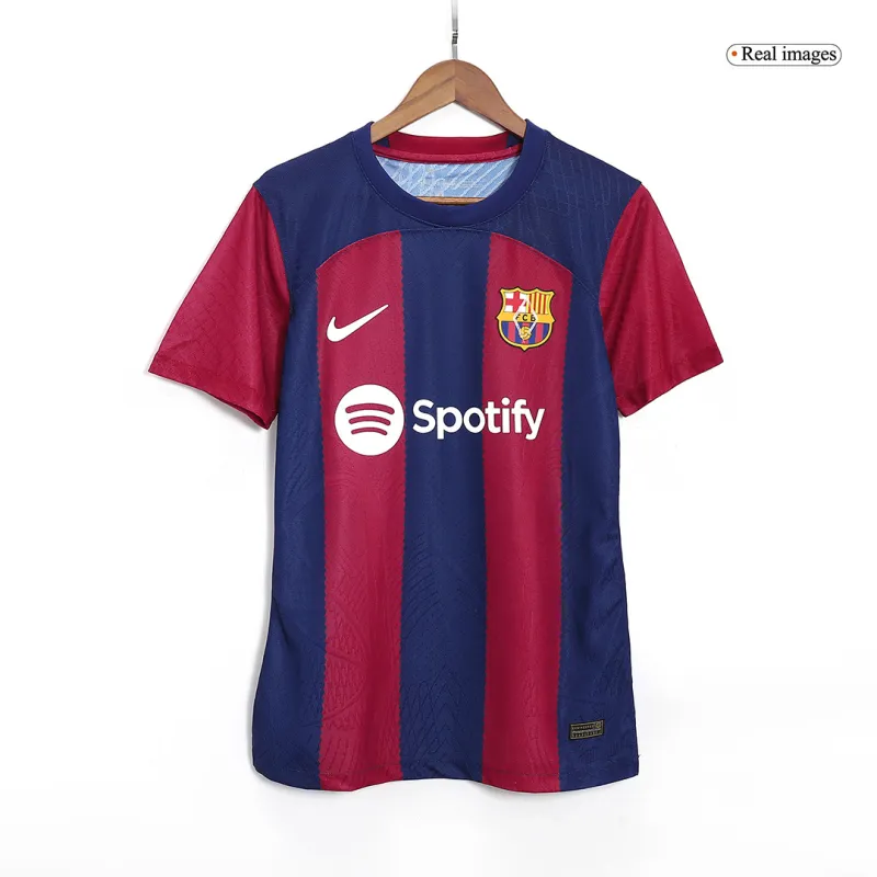 GAVI #6 Barcelona Home Authentic Jersey 2023/24