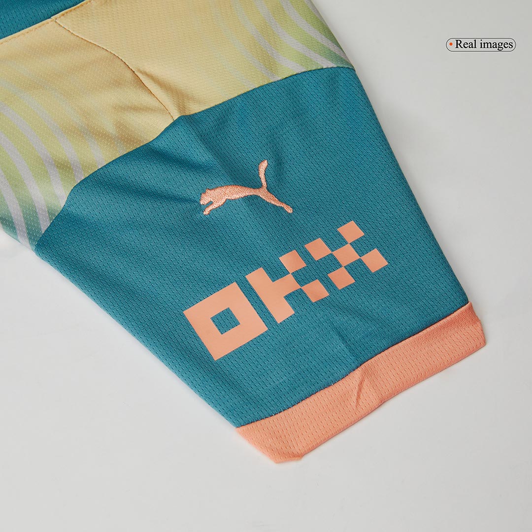 Manchester City Fourth Away Kids Soccer Jerseys Kit 2024/25- Definitely City (UCL)