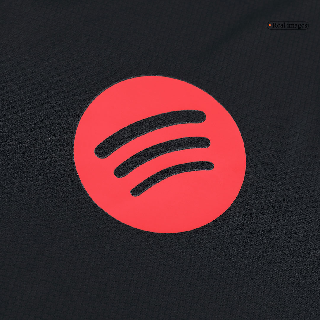 Barcelona Away Kids Soccer Jerseys Kit 2024/25   Spotify Logo Without Text