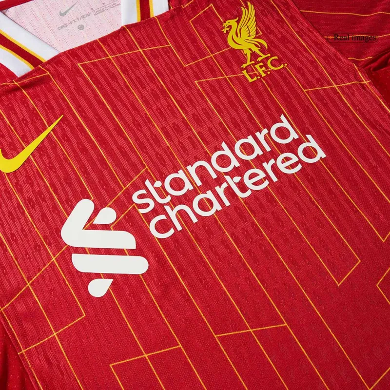 CHAMPIONS #20 Liverpool Home Authentic Soccer Jersey 2024/25