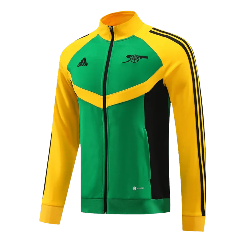 Arsenal Track Jacket 2024/25   Green Yellow