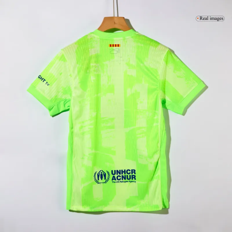 Barcelona Third Away Authentic Soccer Jersey 2024/25 -（Spotify Logo Without Text）