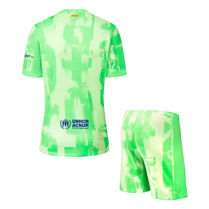 Barcelona Third Away Jerseys Kit 2024/25   (Spotify Logo Without Text)