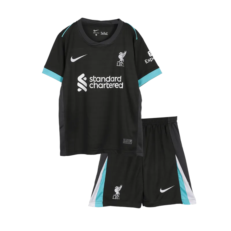 Liverpool Away Kids Soccer Jerseys Kit 2024/25