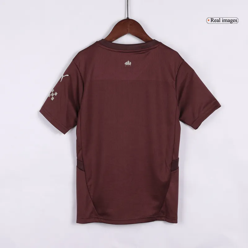 Manchester City Third Away Kids Soccer Jerseys Full Kit 2024/25