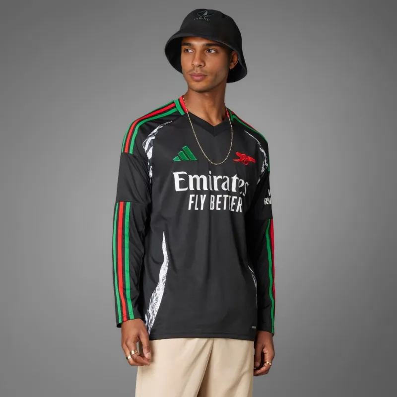 Arsenal Away Long Sleeve Soccer Jersey 2024/25