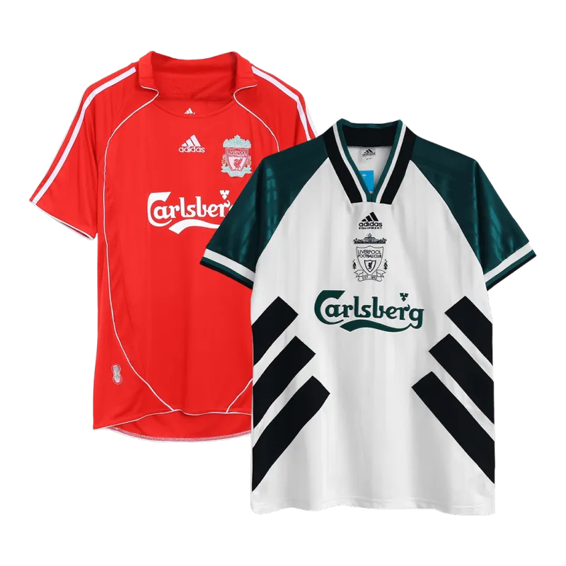 Vintage Jersey Liverpool Away 1993/95   Vintage Jersey Liverpool Home 2006/07