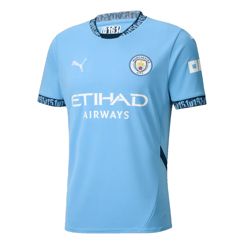 MARMOUSH #7 Manchester City Home Soccer Jersey 2024/25
