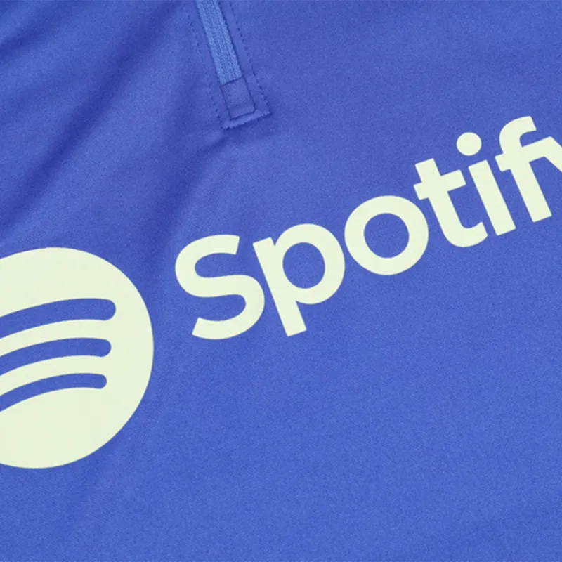 Barcelona 1/4 Zip Tracksuit 2024/25 Blue