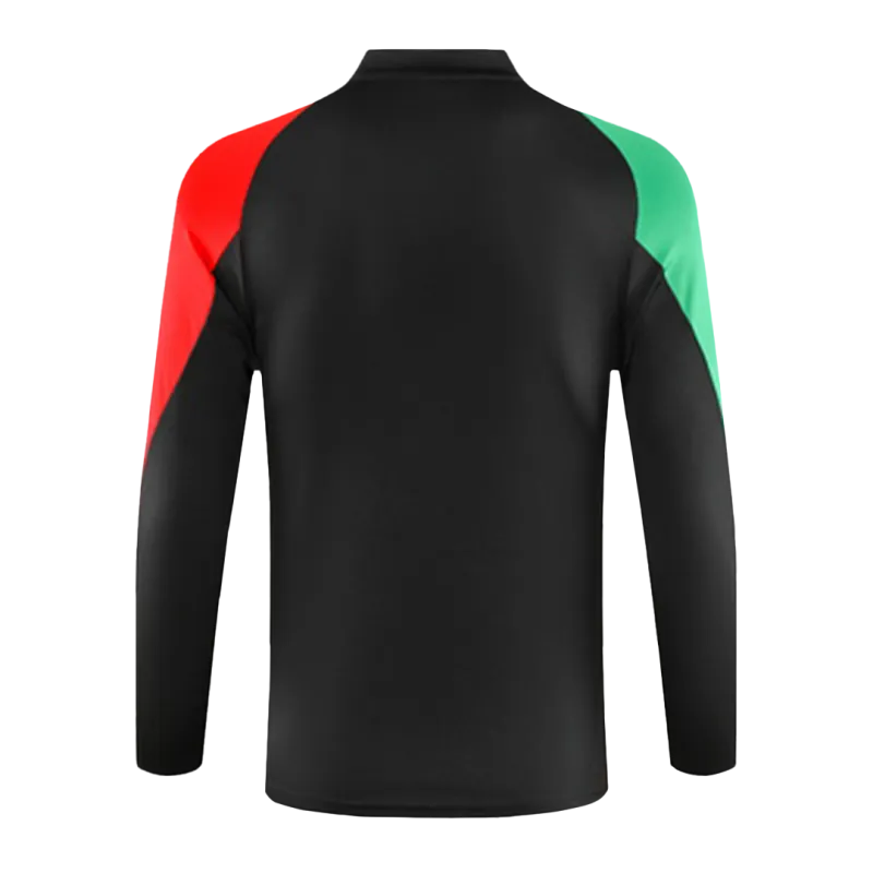 Arsenal 1/4 Zip Tracksuit 2024/25 Kids Black