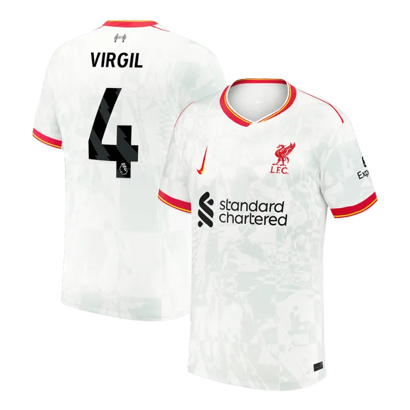 VIRGIL #4 Liverpool Third Away Soccer Jersey 2024/25