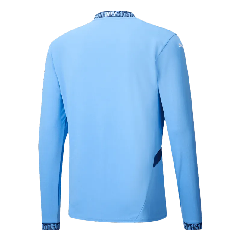 Manchester City Home Long Sleeve Soccer Jersey 2024/25