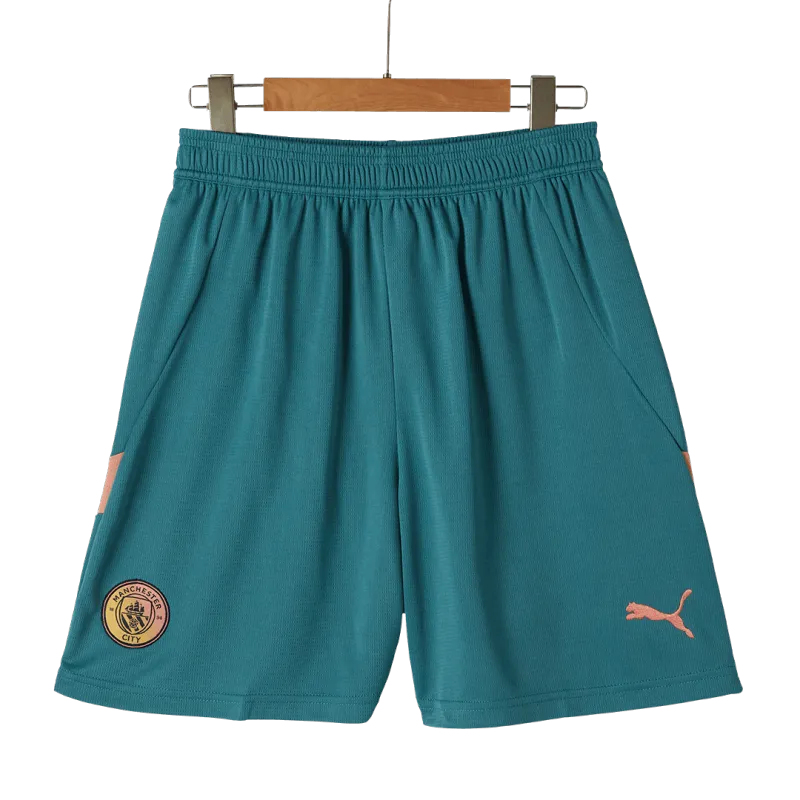 Manchester City Fourth Away Soccer Shorts 2024/25   UCL