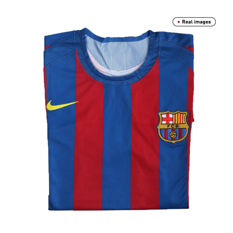 Vintage Soccer Jersey MESSI #30 Barcelona Home 2005/06   UCL Final