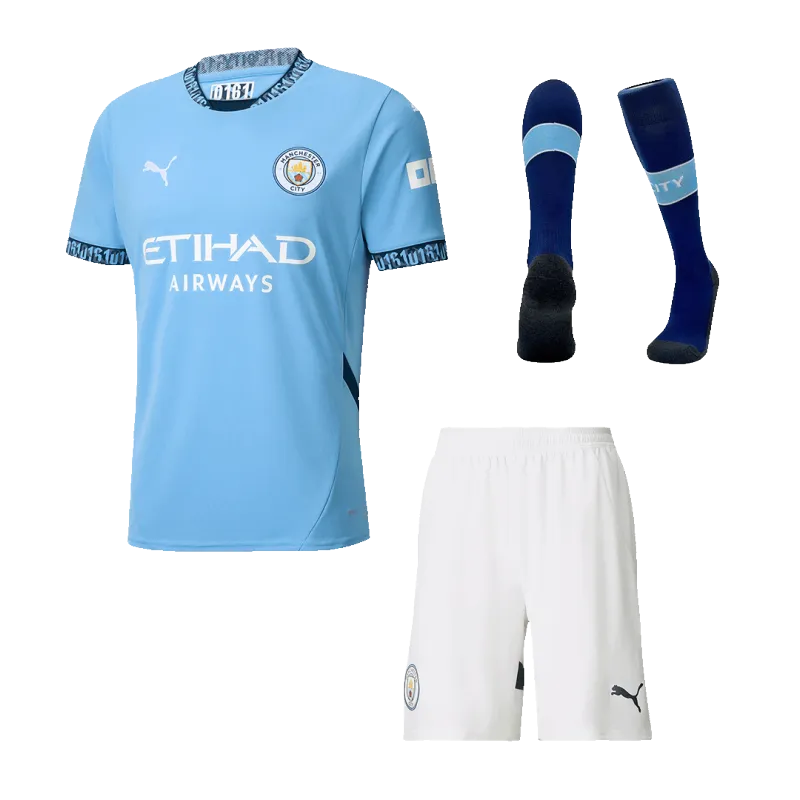Manchester City Home Jerseys Full Kit 2024/25