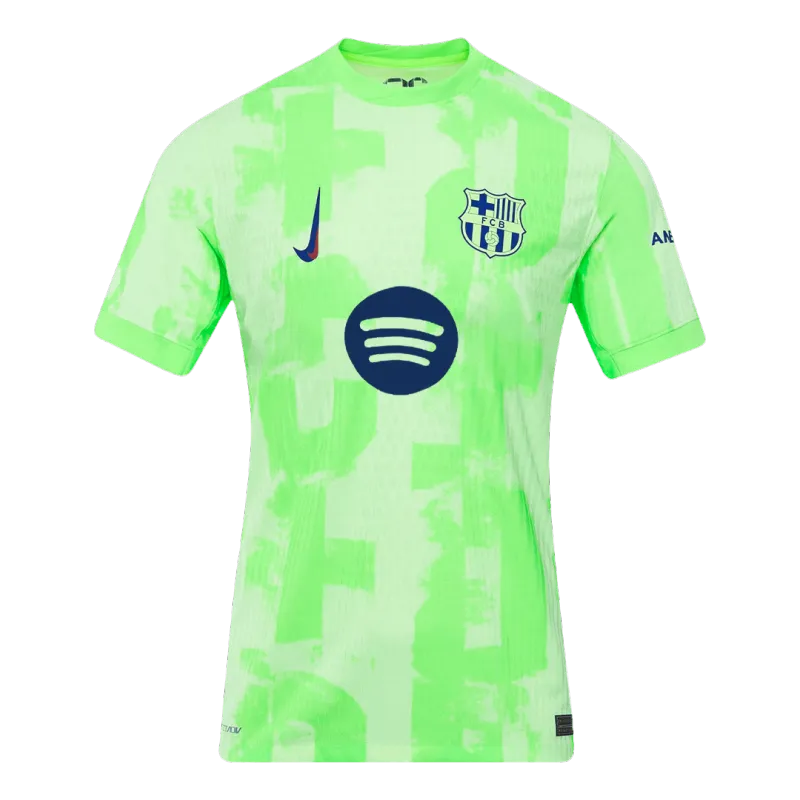 Barcelona Third Away Authentic Soccer Jersey 2024/25 -（Spotify Logo Without Text）
