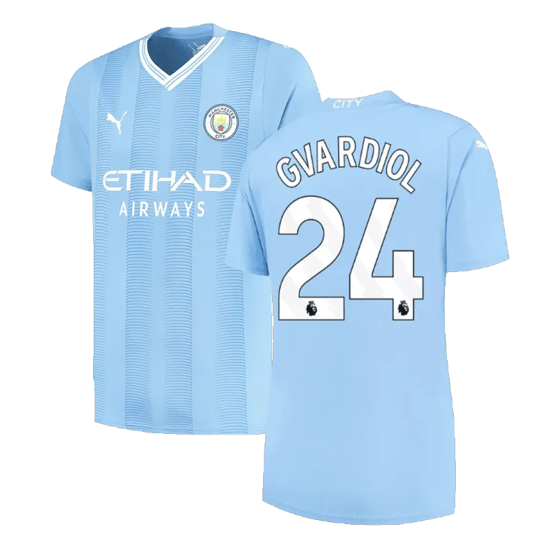 GVARDIOL #24 Manchester City Home Jersey 2023/24