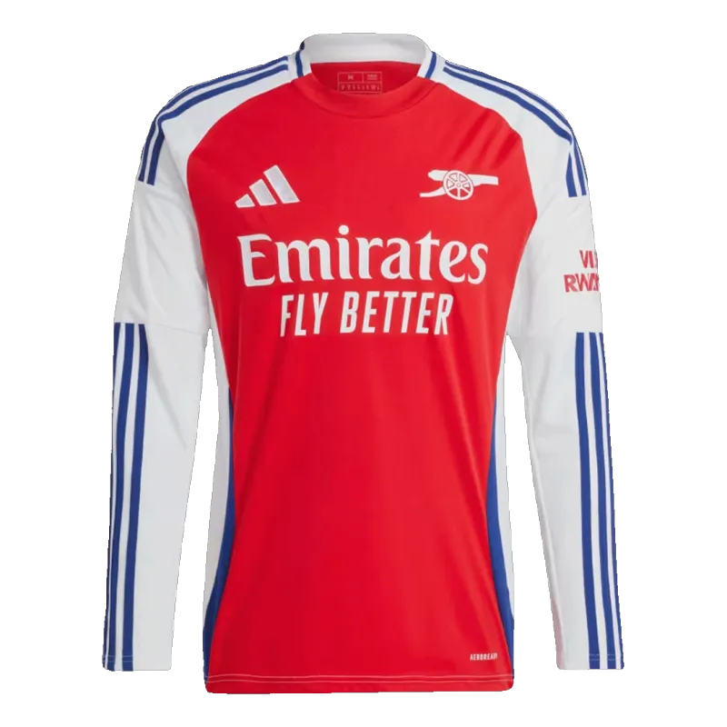 Arsenal Home Long Sleeve Soccer Jersey 2024/25
