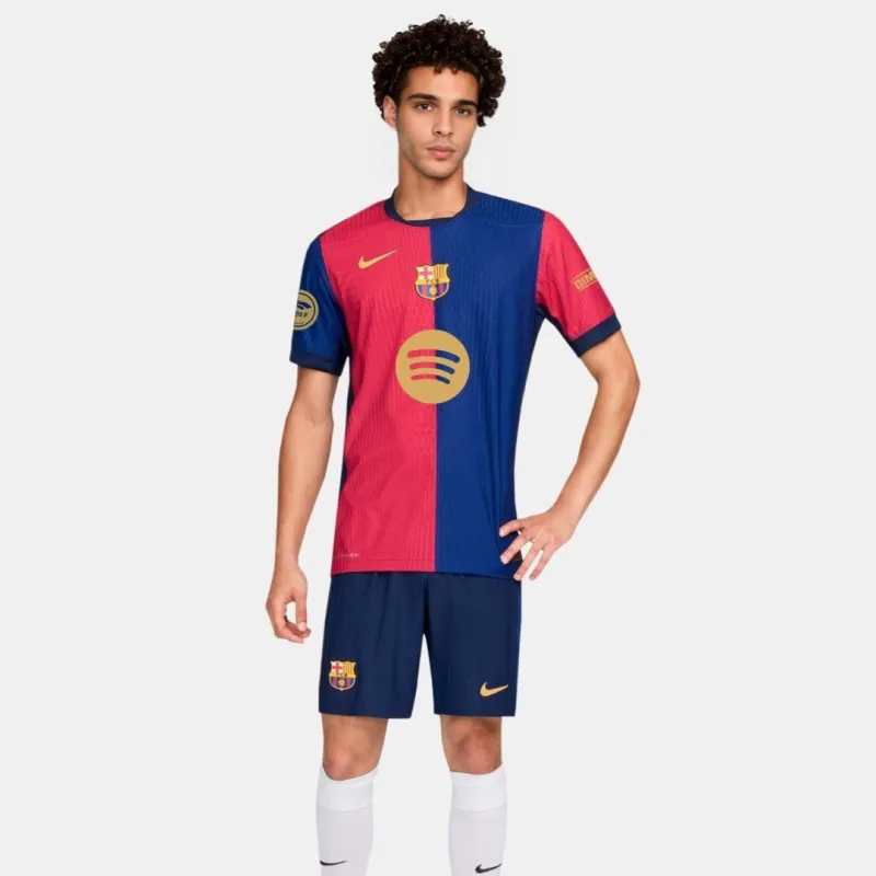 Barcelona Home Authentic Soccer Jersey 2024/25 Spotify Logo Without Text