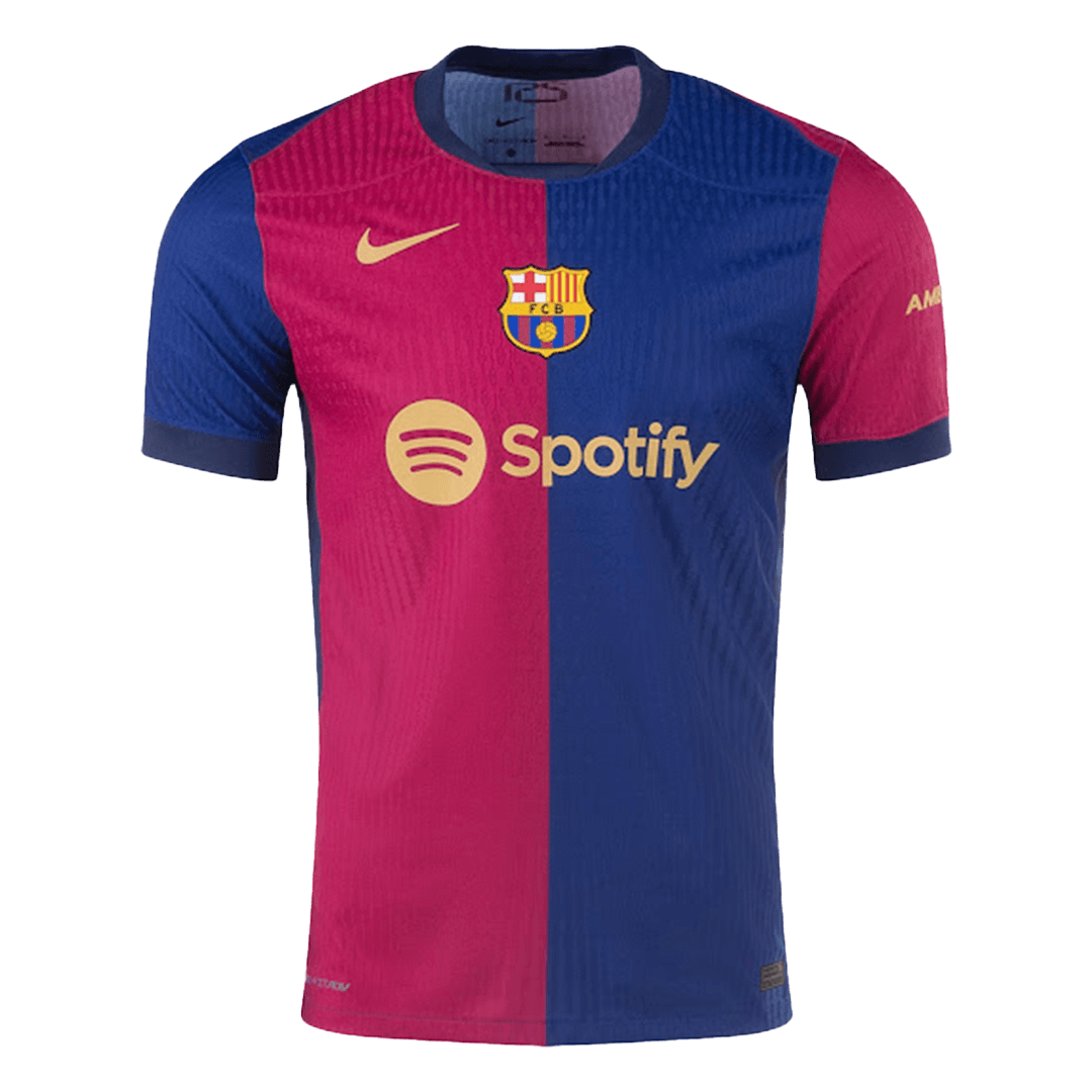 Barcelona Home Authentic Soccer Jersey 2024/25   125th Anniversary